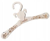 Drewniany wieszak dziecięcy IMIĘ zdjęć pamiątka fotosesja narodzin dziecka