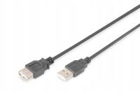 USB удлинитель ASSMANN AK-300202-050-s черный 5 м