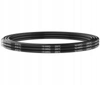 Силиконовый провод 16 AWG черный 1 Мб
