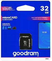 GOODRAM KARTA MICROSD 32 GB MICRO + ADAPTER SD