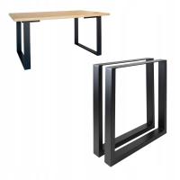 Nowoczesna metalowa noga do stołu -stelaż pod blat, solidna Mataro 72x8x72