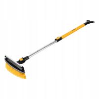 Skrobaczka, skrobak do szyb + szczotka do odśnieżania, 2w1, 132 cm -Denzel