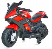 Motocykl motor na akumulator SPORT 01 Red motor dla dziecka czerwony