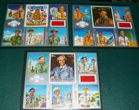 Sharjah 1971 - Skauci / mundury świata / 3x blok **