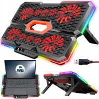 AABCOOLING EFFECTUM PODKŁADKA CHŁODZĄCA LAPTOP PODSTAWKA NOTEBOOK RGB 9-17