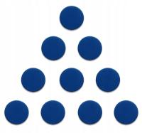 Magnesy do tablic Allboards 20 mm NIEBIESKIE | 10 szt. | Mocne i praktyczne