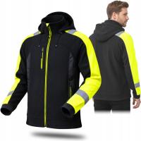 Polar roboczy męski ostrzegawczy bluza polarowa robocza odblaskowa na zimę