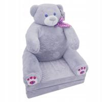MIŚ NA SOFIE grey EUROBABY ZABAWKI