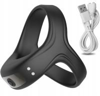 WIBRUJĄCY PIERŚCIEŃ NA PENISA I JĄDRA 10 FUNKCJI WIBRACJI EREKCYJNY RING