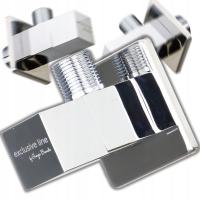 Угловой кран для раковины с керамической головкой 1/2