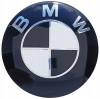 BMW emblemat znaczek logo chrom czarny biały 67mm