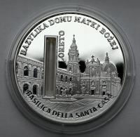 278. Sierra Leone SREBRO 10 dolarów 2009 Loreto - Bazylika Domu Matki Bożej