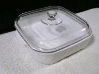 SOLIDNE NACZYNIE ŻAROODPORNE ARCOFLAM-FRANCE-JAK NOWE