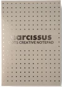 Blok biurowy A5 60k kropki NARCISSUS Kropki szary