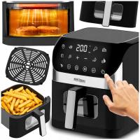 FRYTKOWNICA BEZTŁUSZCZOWA AIR FRYER 6L DUŻA FRYTOWNICA 2000W piekarnik