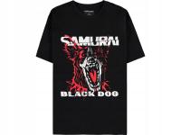 Koszulka DIFUZED Cyberpunk 2077 - Black Dog Samurai Album T-shirt L