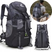 РЮКЗАК ДЛЯ АЛЬПИНИЗМА FREE KNIGHT BLACK ВОДОНЕПРОНИЦАЕМЫЙ 50L TREKKING SURVIVAL SPORT