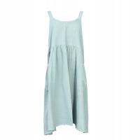 FARTUCH KWIETNIKOWY BAWEŁNIANY LNIANY DO DOMU