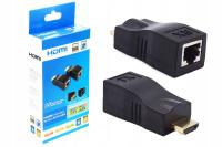 Przejściówka RJ45 - HDMI Vortex 0331 czarna