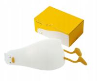 LAMPKA NOCNA KACZKA LED SILIKONOWA NA PREZENT BABYSHOWER NA PRZEWIJAK