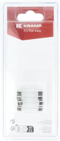 Bezpiecznik 5A x 32 mm, szklany (4) Kramp Blister