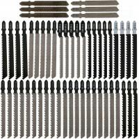 Zestaw 52 brzeszczotów do drewna i metalu Brzeszczoty do T wyrzynarek teowe