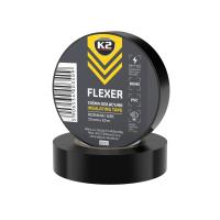 K2 FLEXER TAŚMA IZOLACYJNA MONTAŻOWA PCV CZARNA ELEKTRYCZNA MOCNA 15MM
