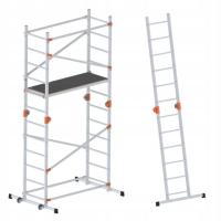 RUSZTOWANIE ALUMINIOWE SKŁADANE WIELOFUNKCYJNE GIERRE FAST&LOCK 4m FA200FL