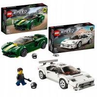 LEGO Auta Speed Champions Lotus Evija+Lamborghini Countach Kolekcjonerskie