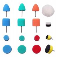 16x Zestaw polerskich podkładek polerskich, polerki samochodowe, woskowanie gąbek polerskich