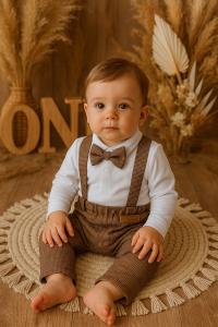 BabyStyle ручной работы детский костюм бежевый