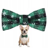 ŚWIĄTECZNA MUSZKA DLA PSA KOTA ZAKŁADANA NA OBROŻĘ ŚWIĄTECZNA KOKARDKA VOL4