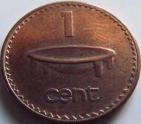 Fidżi 1 cent 1997 Elżbieta II st. 2/2+