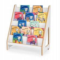 Книжный шкаф Монтессори книжный шкаф и игрушки для детей Большой Белый