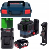 Перекрестный лазер 360° GLL 18V-120-33 CG BOSCH L-BOXX 1x4. 0AH ручка