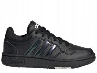 Женская обувь молодежные кроссовки черные Adidas HOOPS 3.0 K gz9671 38 2/3
