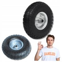 Колесо тележки тачки 4PR 4,10 3,50-4 260x80 подшипник fi 16 мм накачанная шина