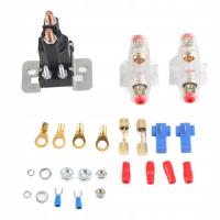 Przekaźnik DC 12 V / 500 A Uchwyt bezpiecznika 100 A Bezpieczniki KW