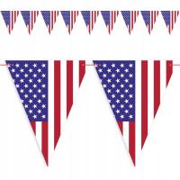 Баннер с флагом мира США Америка украшение подвесная гирлянда американская