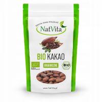 Kakao BIO Criollo Ziarno Ekologiczne Nieobrobione Termicznie 500g NatVita