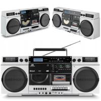 RETRO BOOMBOX MEDION RADIO DAB+ FM BLUETOOTH CD-MP3 USB KARAOKE MOC 2x10W