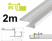 PROFIL LED KRAWĘDZIOWY SUFITOWY 2M IPA12 BIAŁY