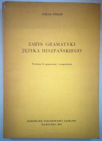 Zarys gramatyki języka hiszpańskiego O.Perlin /QV1036