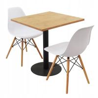 Набор стол Канзас 2 стулья Milano белый