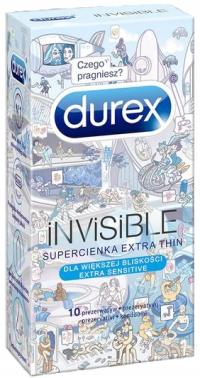 Durex Invisible Emoji тонкие презервативы для большей близости 10 шт