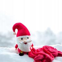 Maskotka MIKOŁAJ świąteczny 3W1, pluszak, przytulanka, z poduszką, kocyk