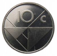 ARUBA 10 CENTS 1991