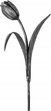 КЗ.003.01 цветок тема элементы кованые тюльпан 50.188