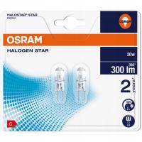 2x галогенная лампа капсула G4 20W 12V OSRAM