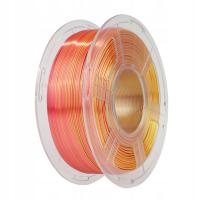 SUNLU SILK PLA+ 1.75mm 1kg DUAL Color Red Gold multi wielokolorowy MAGIC